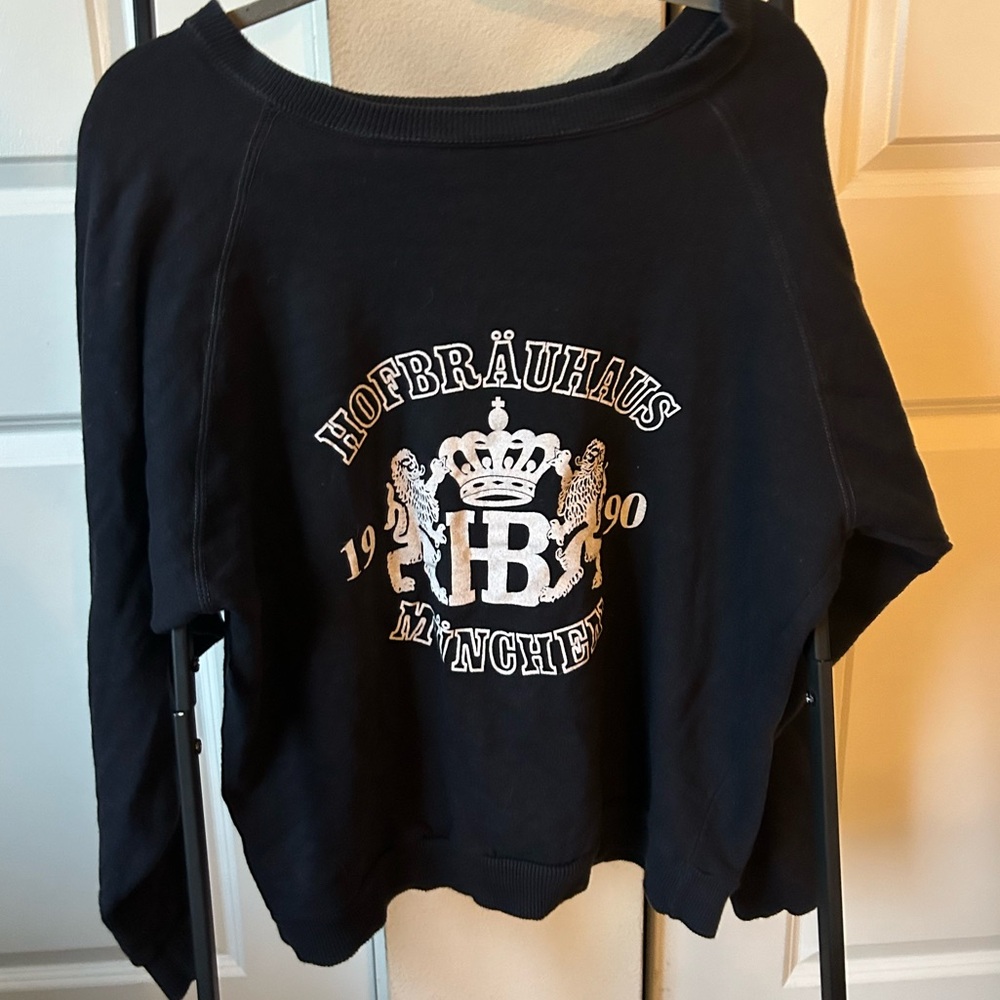 Thrifted Black Hofbräuhaus München Sweatshirt